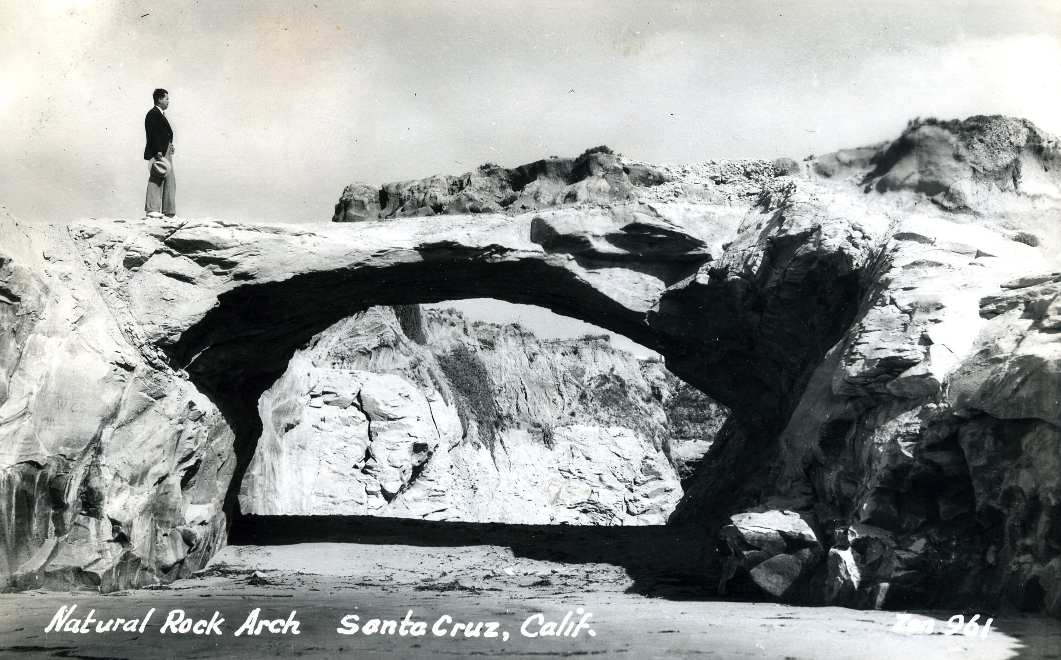 Natural Rock Arch many years in the past