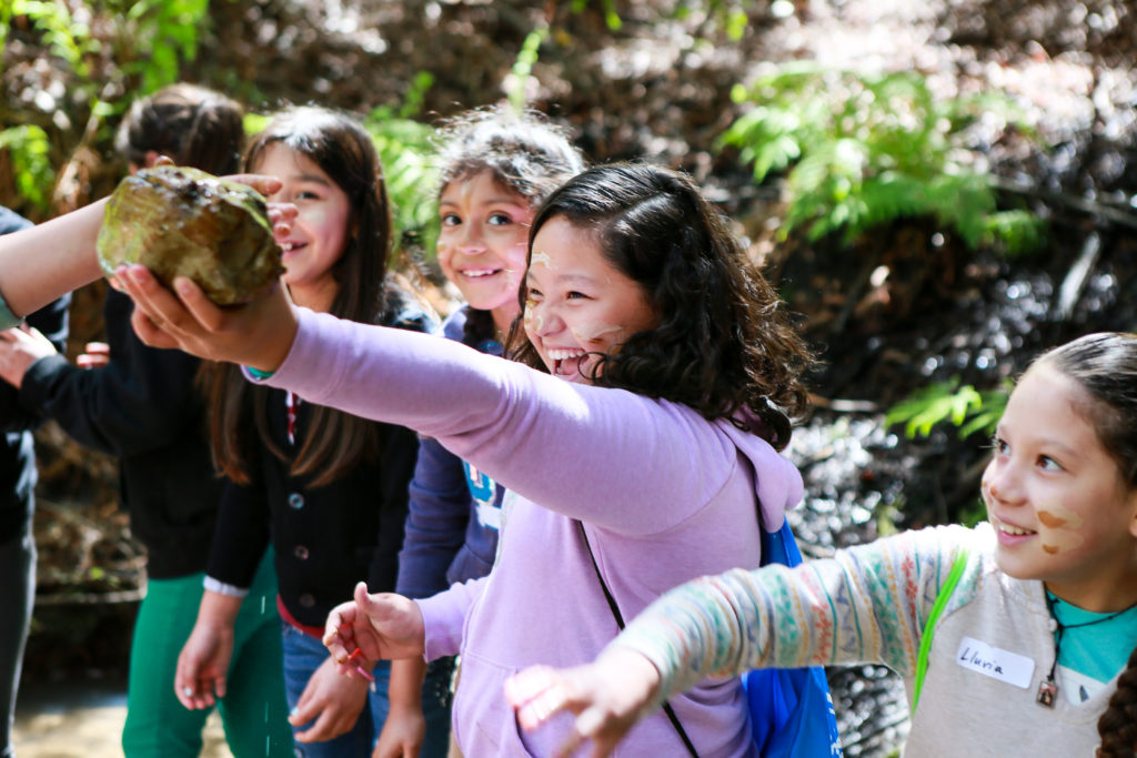 Students on a field trip in Pogonip