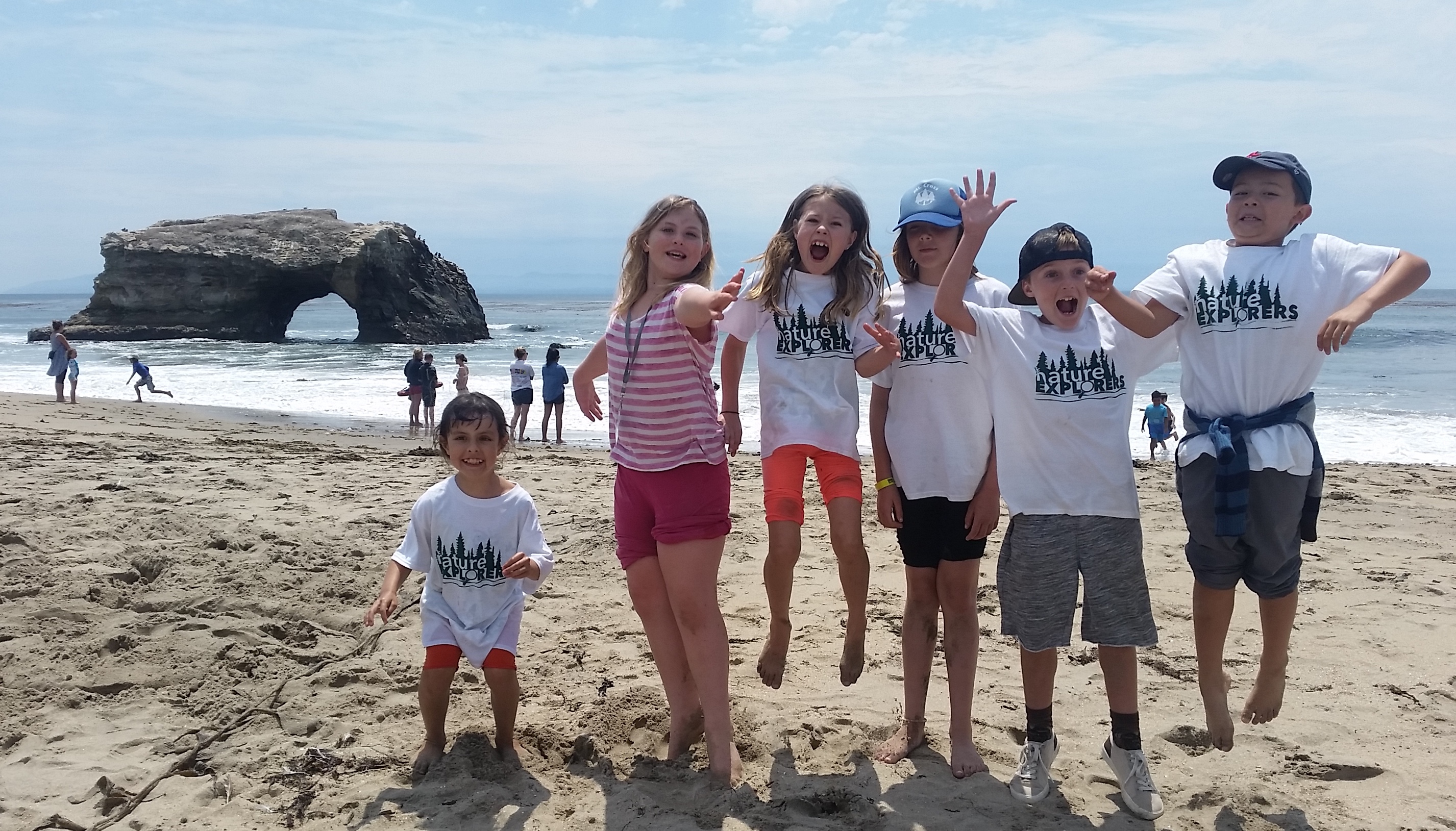 Kids at Natural Bridges