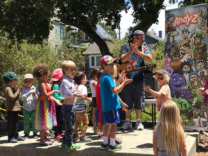 Children singing