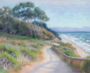 Manresa beach painting by Ann Thiermann