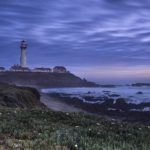 Santa Cruz lighthouse on the cliff