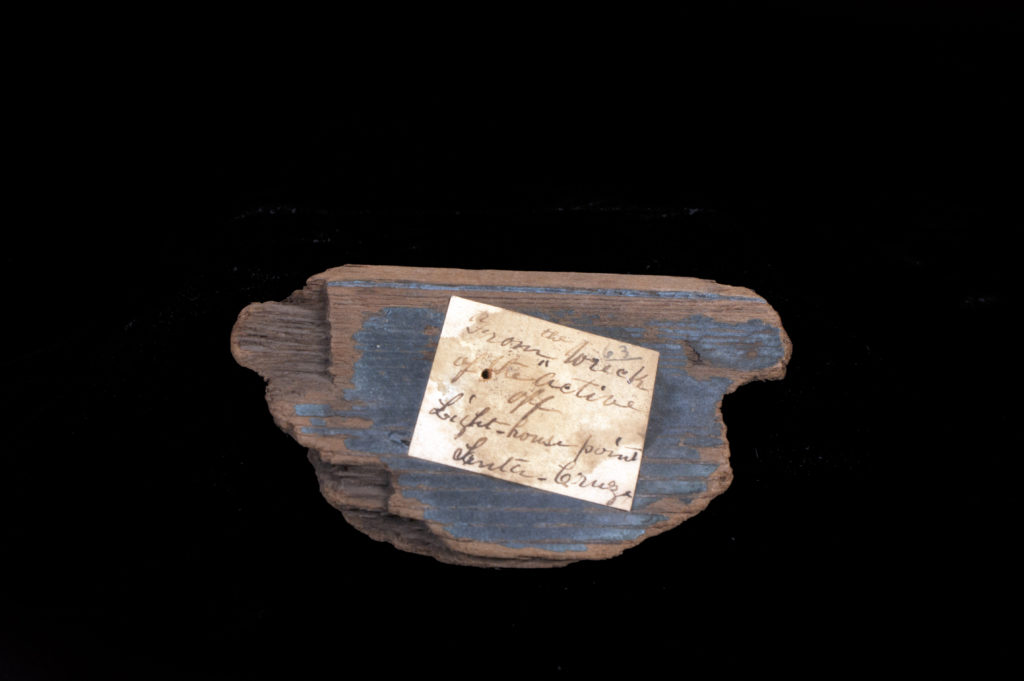 Wooden component from the wreck of the Active