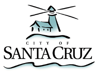 City of Santa Cruz logo featuring lighthouse