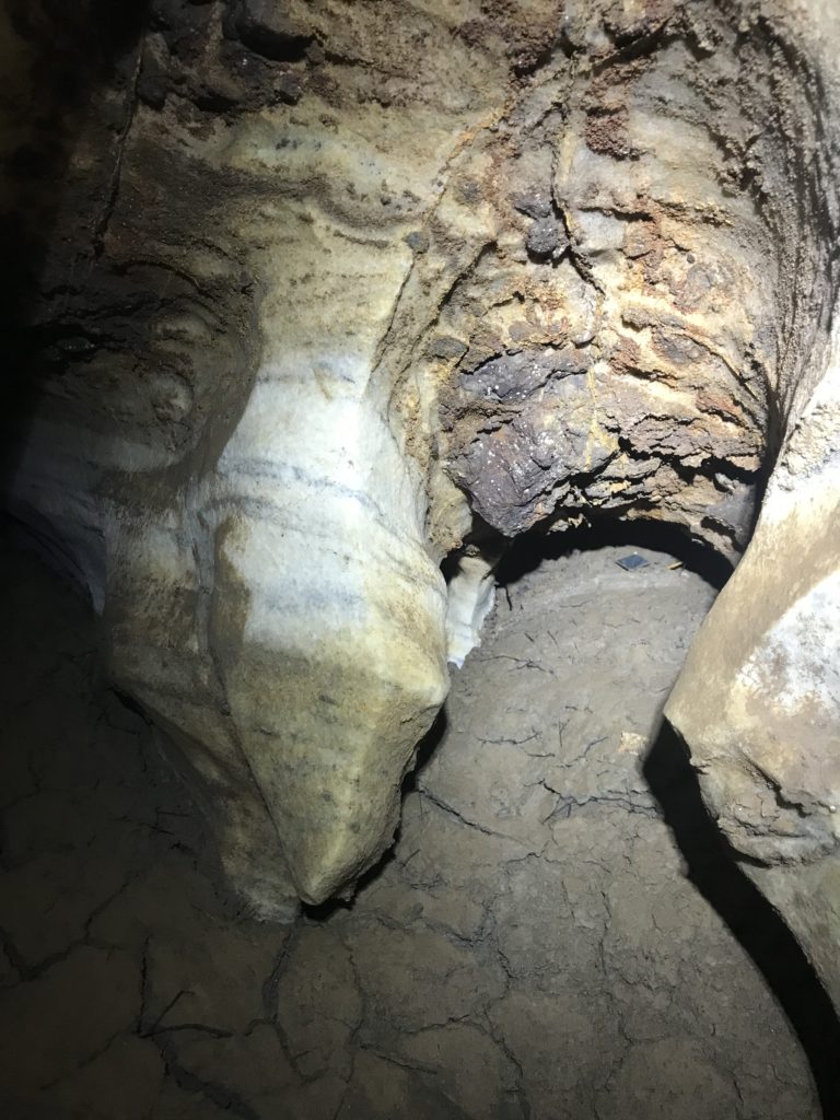 Image of marble eroded by water.