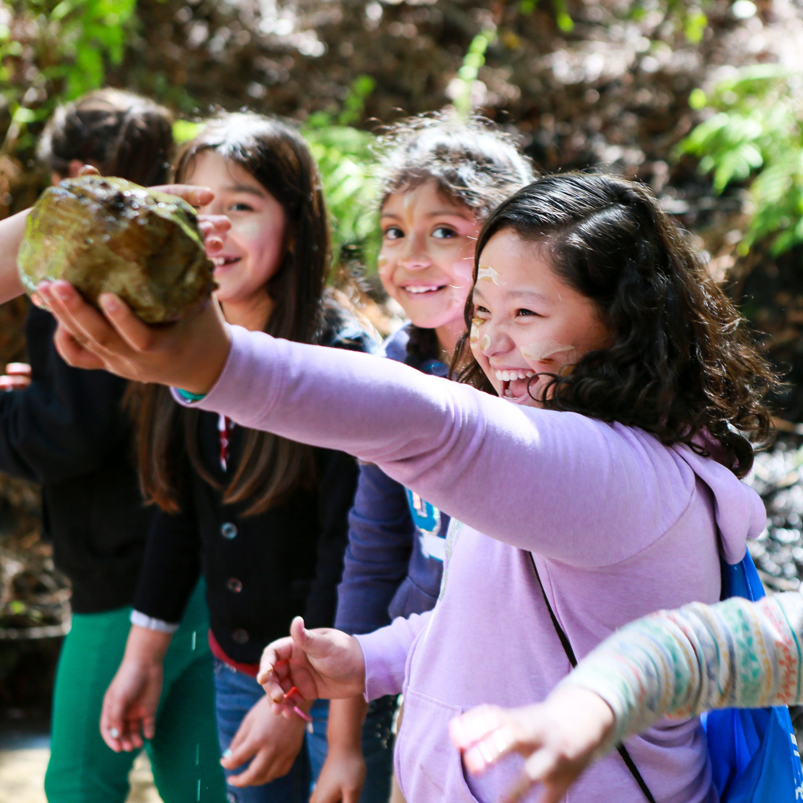 Students on a field trip in Pogonip